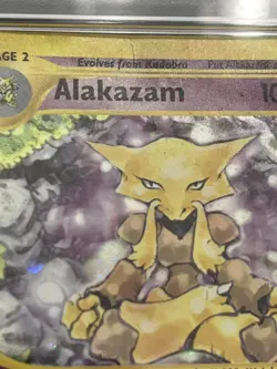 2002 Expedition Alakazam Holo Foil 1/165 WOTC E-Reader Series Pokemon PSA 3 - Image 5