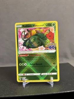 Radiant Venusaur Holo Radiant Rare Pokemon GO 004/078 NM - Image 1