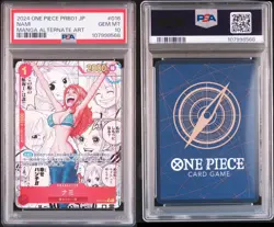 Nami One Piece PRB01 The Best OP01-016 Holo Manga Alt Art Parallel PSA 10 JP - Image 3