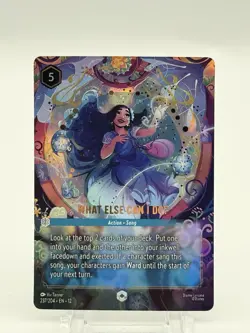 What Else Can I DoU Enchanted Foil 237/204 Wilds Unknown Disney Lorcana - Image 1