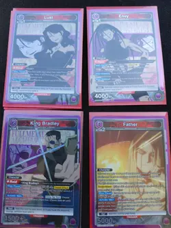 Bandai Union Arena Foil Alt Art Character Mixed Lot FMA NIKKE Evangelion English - Image 1