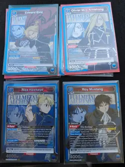 Bandai Union Arena Foil Alt Art Character Mixed Lot FMA NIKKE Evangelion English - Image 2