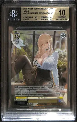 Weiss Schwarz Implacable SP AZL/S119-E012SP Azur Lane Vol. 2 BGS 10 - Image 1
