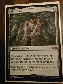 ​MTG Mox Opal Double Masters 2XM 275/332 Mythic Artifact Rare Non-Foil LP - Image 1