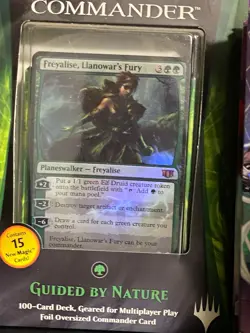 Magic: The Gathering Commander Guided by Nature 100-Card Deck Freyalise Foil - Image 1