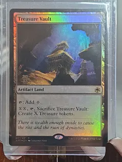Treasure Vault Prerelease Cards MTG Foil Heavily Played - Image 3