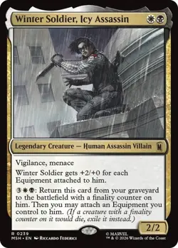 Winter Soldier, Icy Assassin MSH MTG NM #239 - Image 1