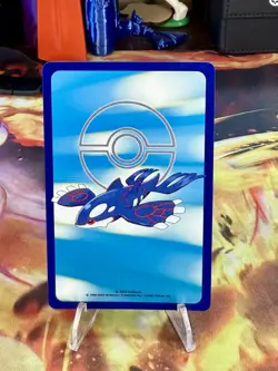 2003 Pokemon Sapphire Lombre Poker Playing Card 5 Of Clubs Kyogre Deck - Image 2