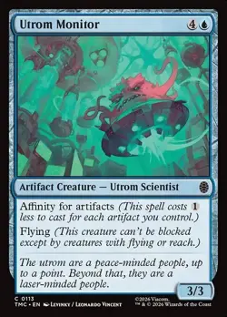 Magic The Gathering MTG UTROM MONITOR TMNT NM Near Mint - Image 1