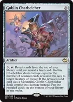 1x Goblin Charbelcher MTG - Duel Decks: Merfolk vs Goblins - NM-Mint - Image 1