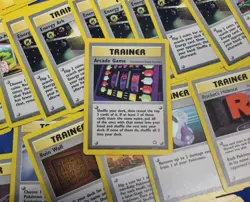 Lot of 90 Vintage Trainers and Energy Rare Common MP Pokemon Cards TCG - Image 2