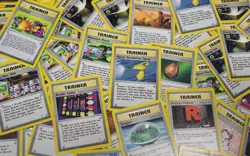 Lot of 90 Vintage Trainers and Energy Rare Common MP Pokemon Cards TCG - Image 4
