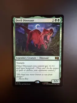 MTG Marvel Super Heroes Devil Dinosaur 0719 Foil - Image 1