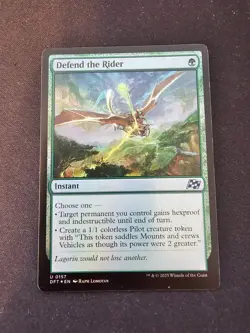 Defend the Rider (Foil) 157 - Aetherdrift - Magic: The Gathering - (NM) - Image 1