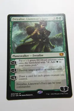 MTG Freyalise Llanowar's Fury x1- -Commander 2014-Lightly Played - Image 1