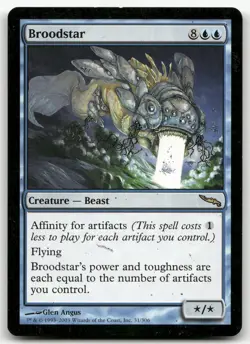 Broodstar #31 (MP) Mirrodin MRD Magic MTG - Image 1