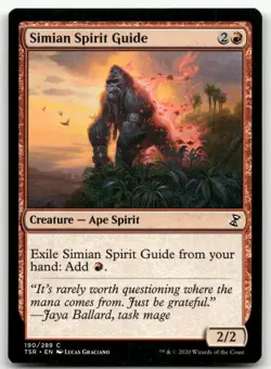 Simian Spirit Guide #190 (NM) Time Spiral Remastered TSR Magic MTG - Image 1
