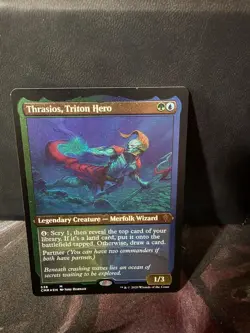 MTG Thrasios, Triton Hero (Foil Etched) Commander Legends (538) LP - Image 1