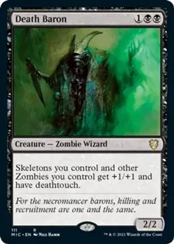 Death Baron [Commander: Innistrad: Midnight Hunt - 111] NM - Image 1