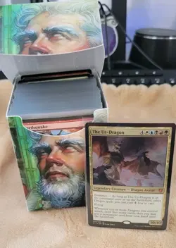 MTG Commander Deck – The Ur-Dragon (Foil Commander) – Dragon Tribal – Sleeved + - Image 1