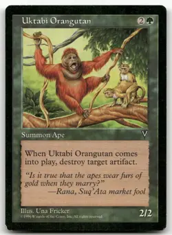 Uktabi Orangutan (MP) Visions VIS Magic MTG - Image 1