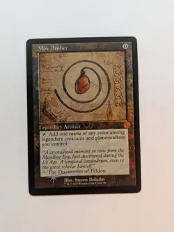 Mox Amber (Schematic) - The Brothers' War: Retro Frame Artifacts (BRR) Foil - Image 1