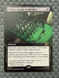 MTG Endless Ranks of HYDRA #0348 Ext. Rare Commander: Marvel Super Heroes (MSC) - Image 2