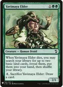 Yavimaya Elder #166 The List Reprints NM - Image 1