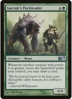 Garruk's Packleader #177 Magic 2011 (M11) NM - Image 1