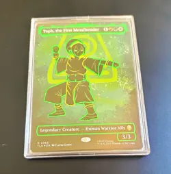 MTG Toph, the First Metalbender Foil Alt Art Neon Rare #0362 EN - Image 1