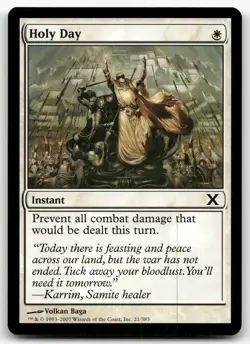 Holy Day #21 (NM) 10th Edition 10E Magic MTG - Image 1