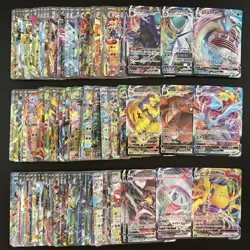 100 ex V Vmax RR RRR Holo Full Arts Lot Set Pokemon Japanese Cards T718 - Image 1
