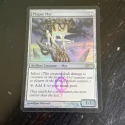 Plague Myr WPN & Gateway Promos Foil Lightly Played - Image 2