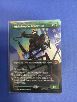 Michelangelo, Improviser (Borderless) Teenage Mutant Ninja Turtles Regular - Image 1