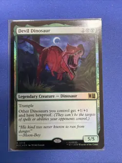 Devil Dinosaur Commander: Marvel Super Heroes Foil - Image 1