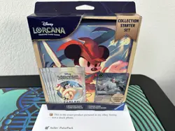 Disney Lorcana Fabled Collection Starter Set 4 Booster Packs & Promo New Sealed - Image 1