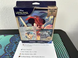 Disney Lorcana Fabled Collection Starter Set 4 Booster Packs & Promo New Sealed - Image 2