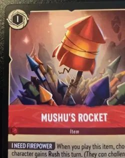 Mushu's Rocket 134/204 Uncommon Whispers In The Well Disney Lorcana TCG - Image 2