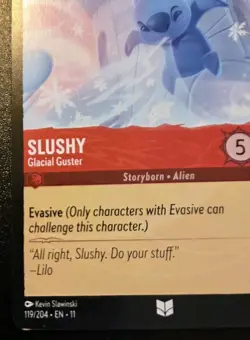 Slushy - Glacial Guster 119/204 Uncommon Winterspell Disney Lorcana TCG - Image 4
