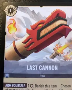 Last Cannon 202/204 Common Rise Of The Floodborn Disney Lorcana TCG - Image 2