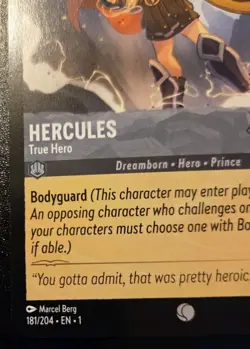 Hercules - True Hero 181/204 Common The First Chapter Disney Lorcana TCG - Image 4
