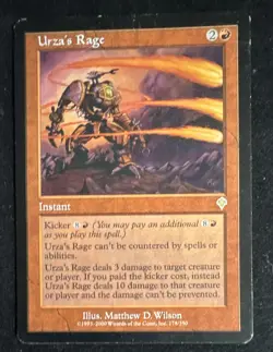 Wizards of the Coast MTG Urza's Rage Invasion Common EN 2000 178/350 Kicker - Image 1
