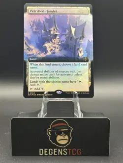 Petrified Hamlet (Extended Art) Secrets of Strixhaven Foil MTG - NM - EN - 0362 - Image 1