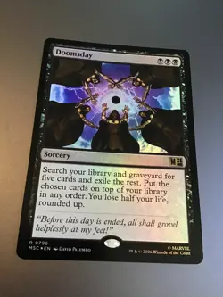 MTG Marvel Super Heroes #0796 Doomsday FOIL - Image 1