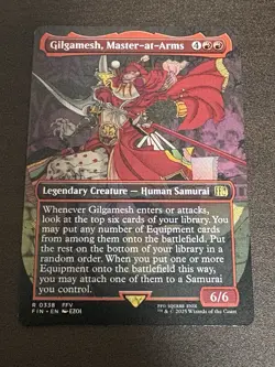 MTG Gilgamesh, Master-at-Arms (Borderless) English Final Fantasy FIN NM R0338 - Image 1