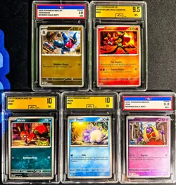 Pokemon TCG 5 Card Graded Slab Lot Holos/Reverse Holos Gem Mint 10s - Image 1