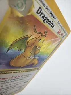 1999 Pokemon Fossil Set Dragonite 4/62 Holo Rare WOTC Vintage LP Card - Image 4
