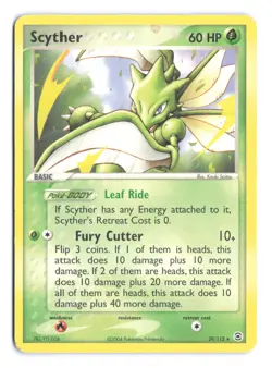 Pokemon Scyther FireRed & LeafGreen 29/112 - Image 1