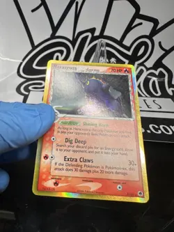 Heracross #3 HOLO Pokemon Dragon Frontiers LP - Image 2