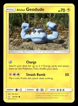 Alolan Geodude 35/181 Team Up NM/M Pokemon - Image 1